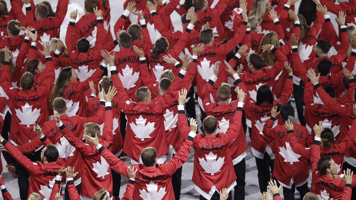 This is a decorative photo team canada