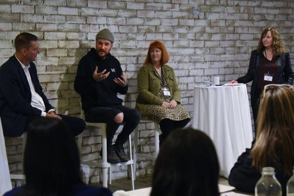 Mayor Taylor, Peter Mckinnon, and Beth Stevenson.