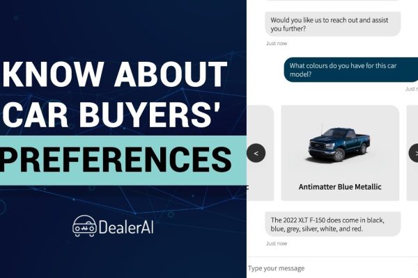 DealerAI marketing call-out to car dealership displaying the visual using their software