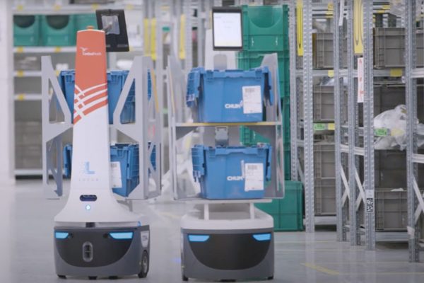 Locus Robots in Cardinal Health Distribution Centre.