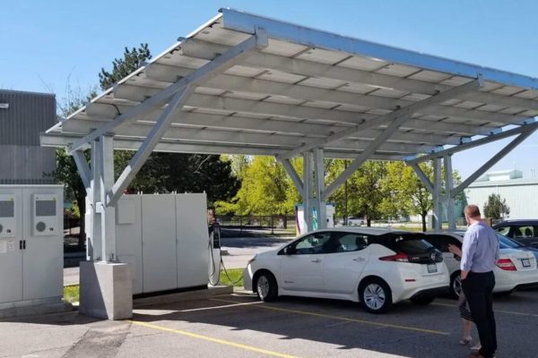 An electric charging station from TROES