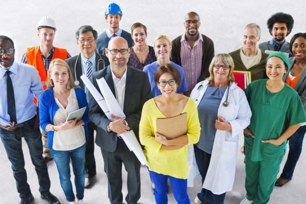 Diverse Multiethnic People with Different Jobs