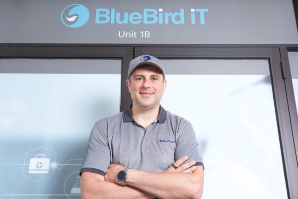 John Solomos, a Markham entrepreneur and founder of BlueBird IT Solutions