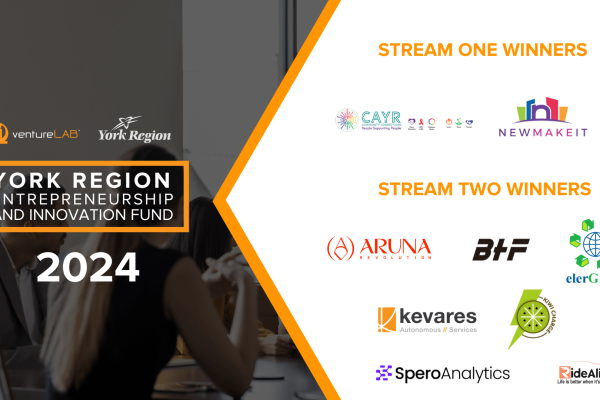 ventureLAB 2024 Entrepreneurship and Innovation Fund Winners