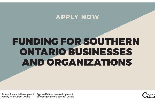 Funding available via FedDev Ontario