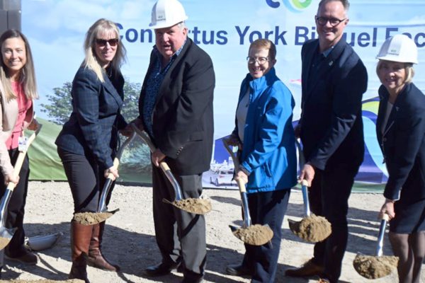 Groundbreaking of biofuels facility.