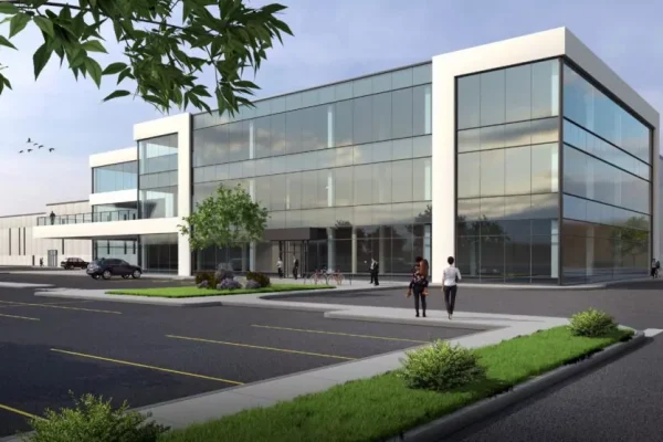 rendering of new LGC facility in Vaughan