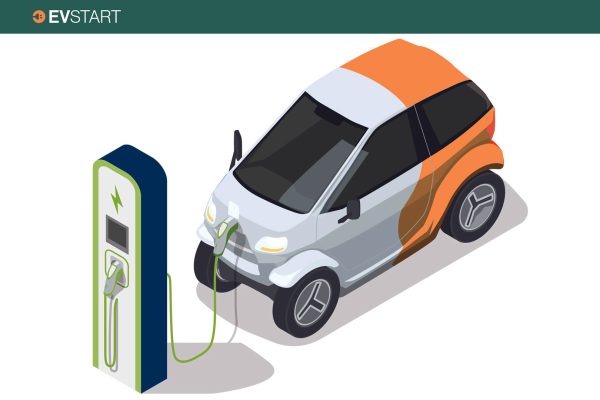 EV Start electric charger illustration