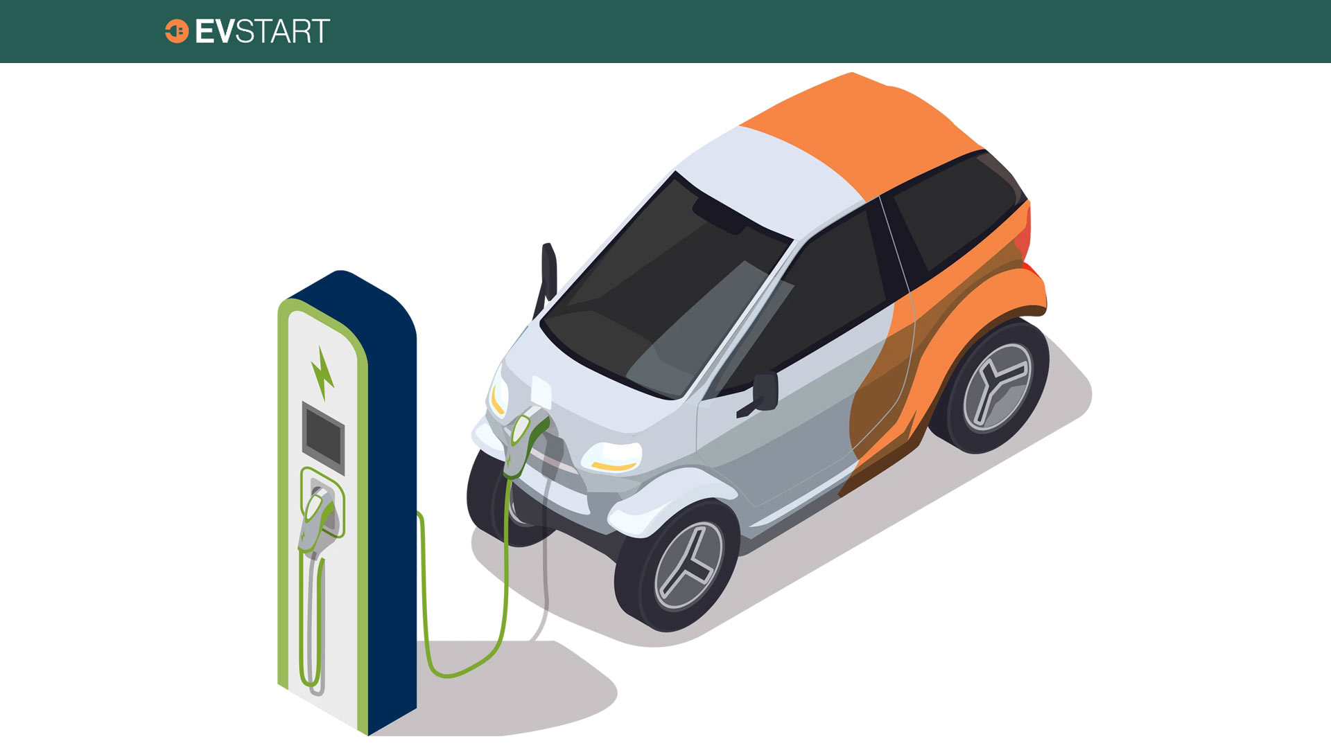 EV Start electric charger illustration