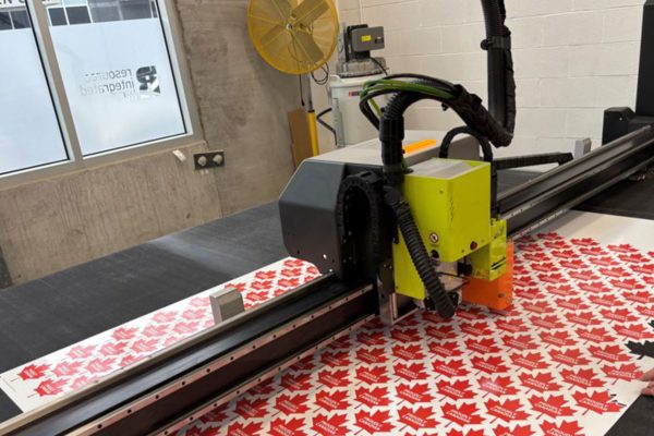 Resource Integrated sticker machine