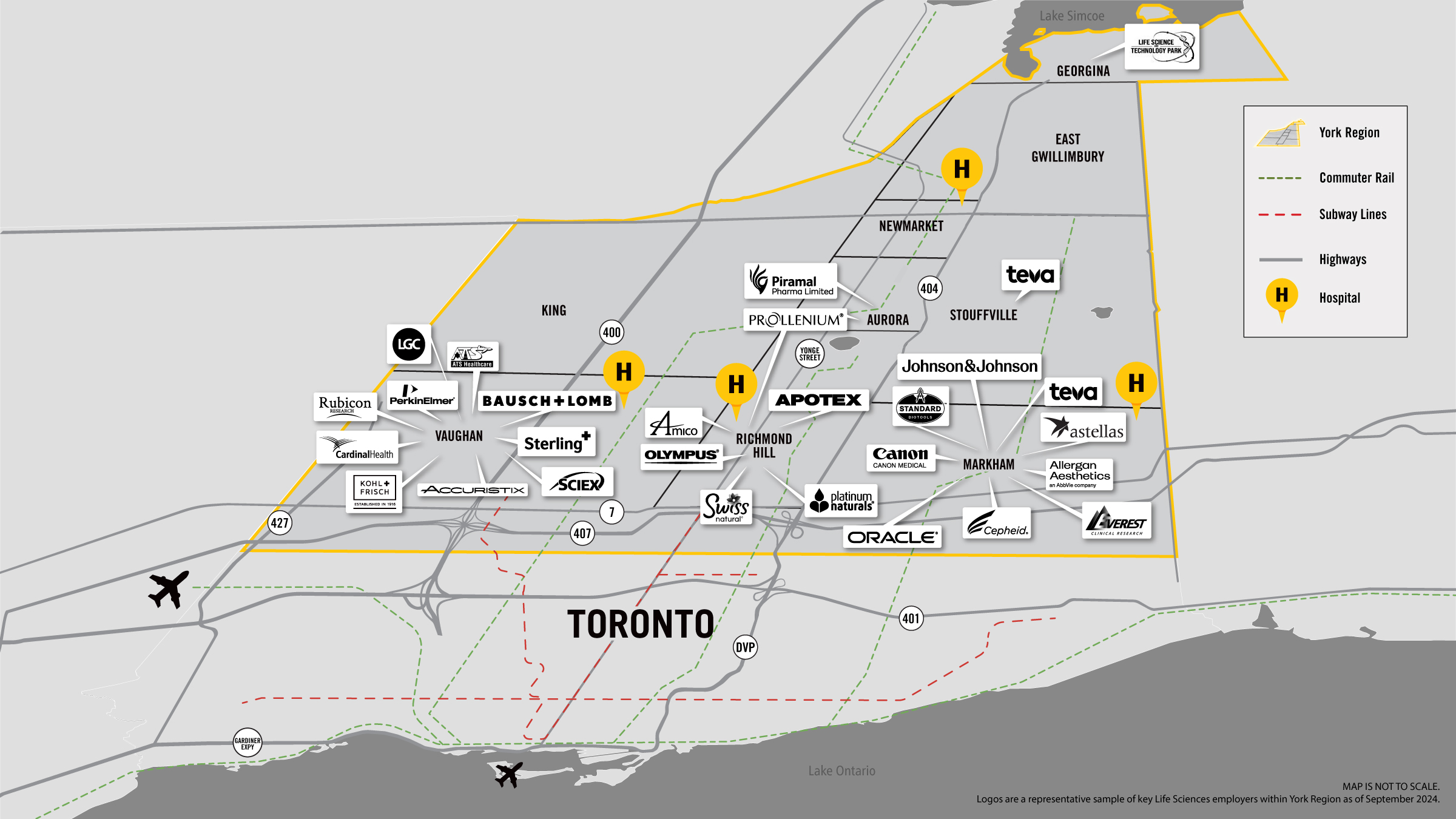 Life Sciences Logo Map