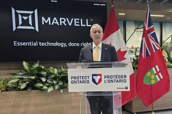 Minister Fedeli speaks at Marvell Technology announcement