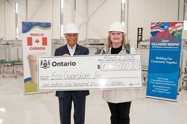 Cheque ceremony at Eco Guardian