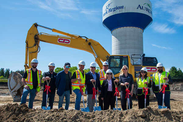 Addison Hall Business Park groundbreaking ceremony