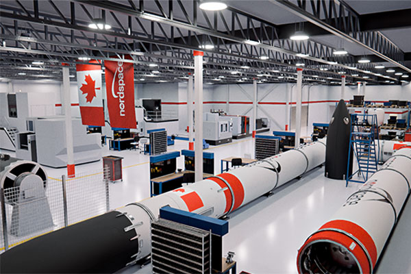 Nordspace Rocket Factory 1 interior