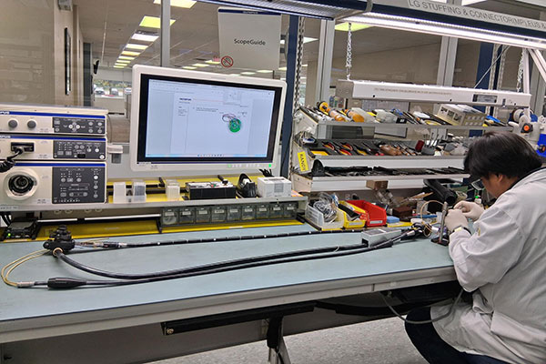 Olympus Canada ultrasound technician