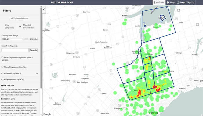 Sector Map Tool
